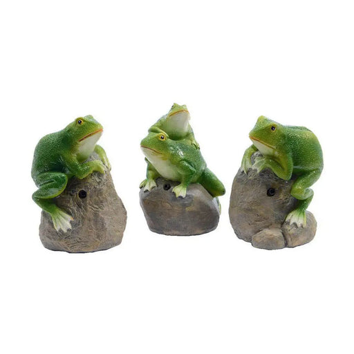 Decorative Figure Decoris with sound 8 x 7,4 x 11,5 cm Green Frog - Декорация и Осветление<<<Дом