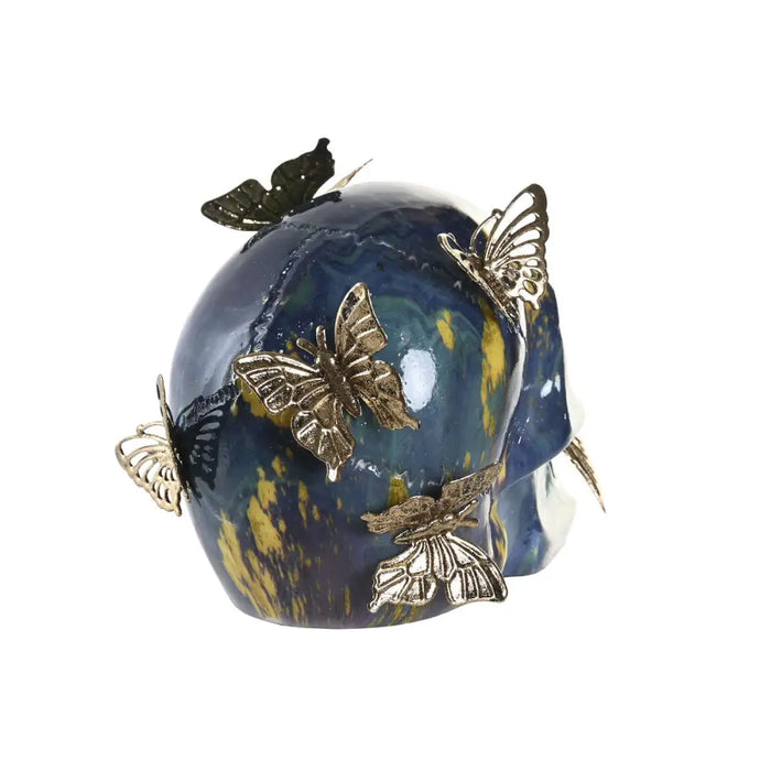 Decorative Figure DKD Home Decor 15,5 x 10,5 x 11 cm Multicolour Skull (3 Units) - Декорация и Осветление<<<Дом