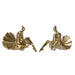 Decorative Figure DKD Home Decor 17 x 23 x 14,5 cm Golden Ballet Dancer (2 Units) - Декорация и Осветление<<<Дом