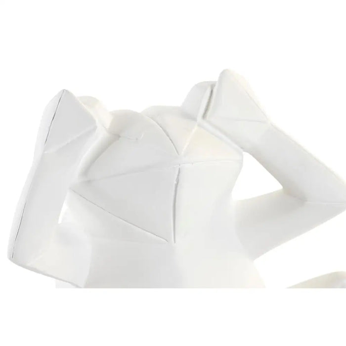 Decorative Figure DKD Home Decor 18,5 x 13 x 17,8 cm White Frog (3 Units) - Декорация и Осветление<<<Дом