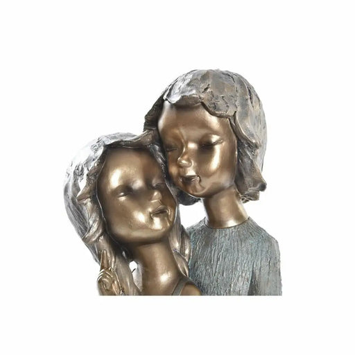 Decorative Figure DKD Home Decor 19 x 15 x 28 cm Red Golden Turquoise Kids (2 Units) - Декорация и Осветление<<<Дом