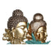 Decorative Figure DKD Home Decor 22 x 8 x 42,5 cm Black Golden Buddha Turquoise Oriental (2 Units) - Декорация и