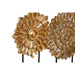 Decorative Figure DKD Home Decor 25 x 8 x 34 cm Black Golden Modern Circles (2 Units) - Декорация и Осветление<<<Дом
