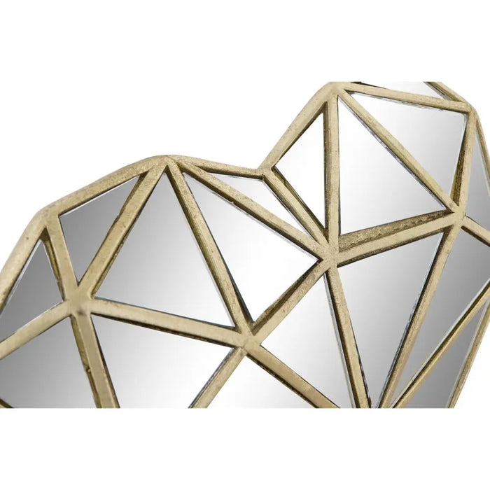 Decorative Figure DKD Home Decor 26 x 5 x 21 cm Heart Golden - Декорация и Осветление<<<Дом Градина<<<BigBuy&&&Други