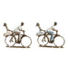 Decorative Figure DKD Home Decor 27 x 9,5 x 23 cm Copper Pair (2 Units) - Декорация и Осветление<<<Дом