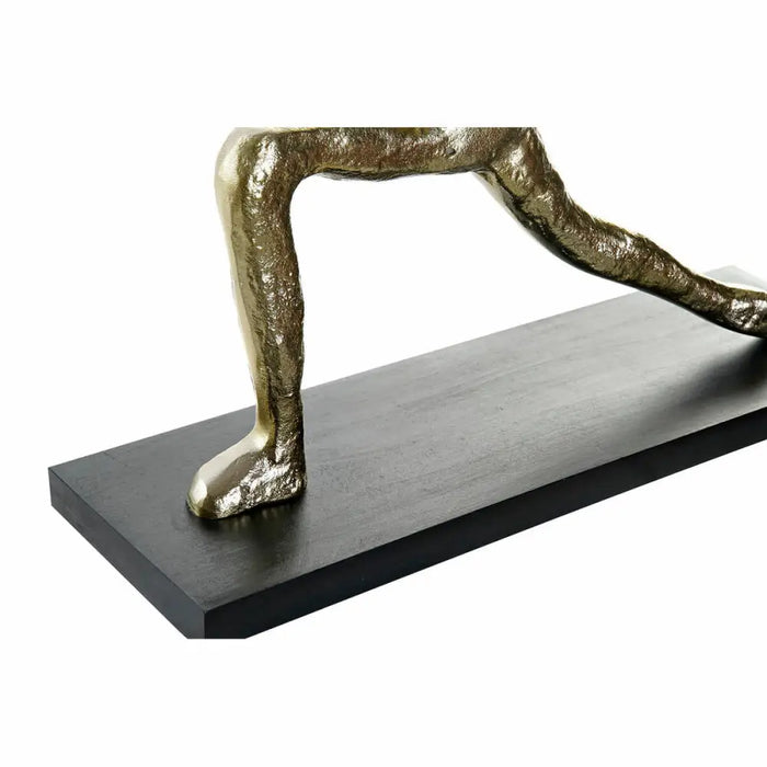 Decorative Figure DKD Home Decor 33 x 10 x 35 cm Black Golden Indian Man Yoga (3 Units) - Декорация и Осветление<<<Дом
