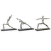 Decorative Figure DKD Home Decor 33 x 10 x 35 cm Silver Black Indian Man Yoga (3 Units) - Декорация и Осветление<<<Дом