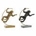Decorative Figure DKD Home Decor 33 x 25 x 48 cm Black Golden Monkey Modern (2 Units) - Декорация и Осветление<<<Дом