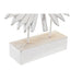 Decorative Figure DKD Home Decor 36 x 7 x 46 cm White Tropical Leaf of a plant - Декорация и Осветление<<<Дом