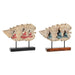 Decorative Figure DKD Home Decor 38 x 6 x 29,5 cm Red Buddha Green Oriental (2 Units) - Декорация и Осветление<<<Дом