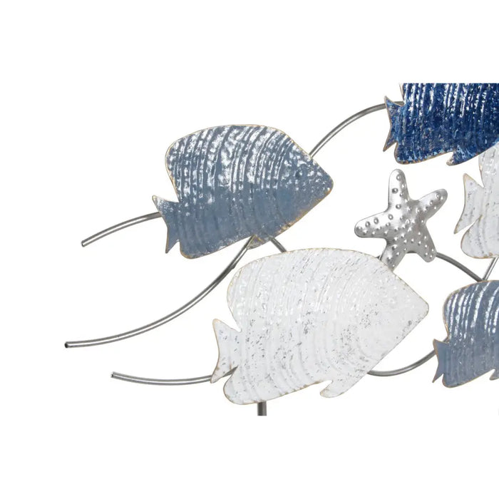 Decorative Figure DKD Home Decor 63 x 9 x 44 cm Grey Blue White Spirals (2 Units) - Декорация и Осветление<<<Дом