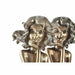 Decorative Figure DKD Home Decor 9 x 10 x 35 cm Lady Red Golden Turquoise (2 Units) - Декорация и Осветление<<<Дом