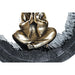 Decorative Figure DKD Home Decor Black Golden Monk Oriental 20,8 x 6,5 x 18,5 cm (2 Units) - Декорация и
