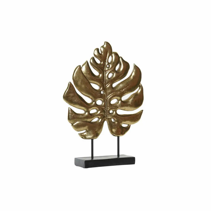 Decorative Figure DKD Home Decor Black Golden Tropical Leaf of a plant 25,5 x 6 x 34 cm - Декорация и Осветление<<<Дом