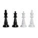 Decorative Figure DKD Home Decor Black White Resin Chess Pieces Modern (11 x 11 x 27,5 cm) (4 Units) - Декорация и