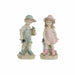 Decorative Figure DKD Home Decor Blue Pink Resin Children (18 x 15 x 41 cm) (2 pcs) - Декорация и Осветление<<<Дом
