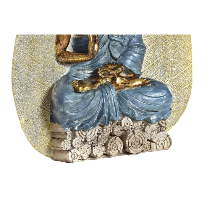 Decorative Figure DKD Home Decor Blue Red Orange Golden Buddha Oriental 15,5 x 5 x 20,7 cm (3 Units) - Декорация и