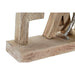 Decorative Figure DKD Home Decor Brown Aluminium Mango wood (55 x 7,5 x 21 cm) - Декорация и Осветление<<<Дом