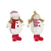 Decorative Figure DKD Home Decor Christmas Doll Polyester Girls (17 x 11 x 28 cm) (2 Units) - Декорация и