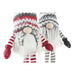 Decorative Figure DKD Home Decor Christmas Gnome LED Light Polyester (22 x 12 x 64 cm) (2 Units) - Декорация и