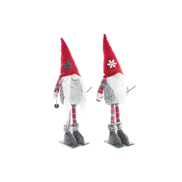 Decorative Figure DKD Home Decor Christmas Gnome Polyester (16 x 12 x 46 cm) (2 Units) - Декорация и Осветление<<<Дом