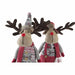Decorative Figure DKD Home Decor Christmas Reindeer Polyester (20 x 10 x 58 cm) (2 Units) - Декорация и