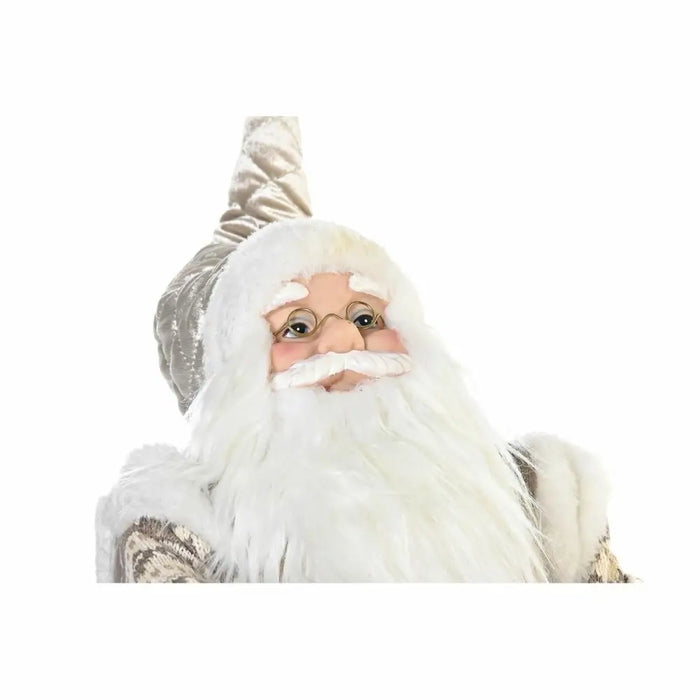 Decorative Figure DKD Home Decor Father Christmas Christmas Grey Champagne Wood 42 x 22 x 48 cm - Декорация и
