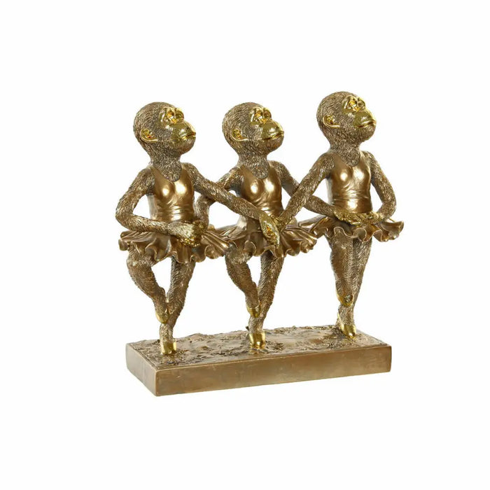 Decorative Figure DKD Home Decor FZ-95092 Golden Colonial Monkey Monkeys 32,5 x 12,5 x 29 cm - Декорация и