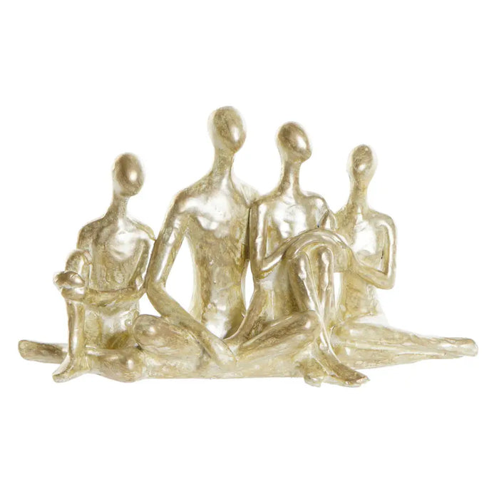 Decorative Figure DKD Home Decor Golden Family 21 x 8 x 12 cm - Декорация и Осветление<<<Дом Градина<<<BigBuy&&&Други