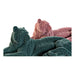 Decorative Figure DKD Home Decor Green Light Pink Tiger 36 x 17,5 x 13,3 cm (2 Units) - Декорация и Осветление<<<Дом