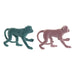 Decorative Figure DKD Home Decor Green Pink Monkey Tropical 31 x 9,5 x 19 cm (2 Units) - Декорация и Осветление<<<Дом