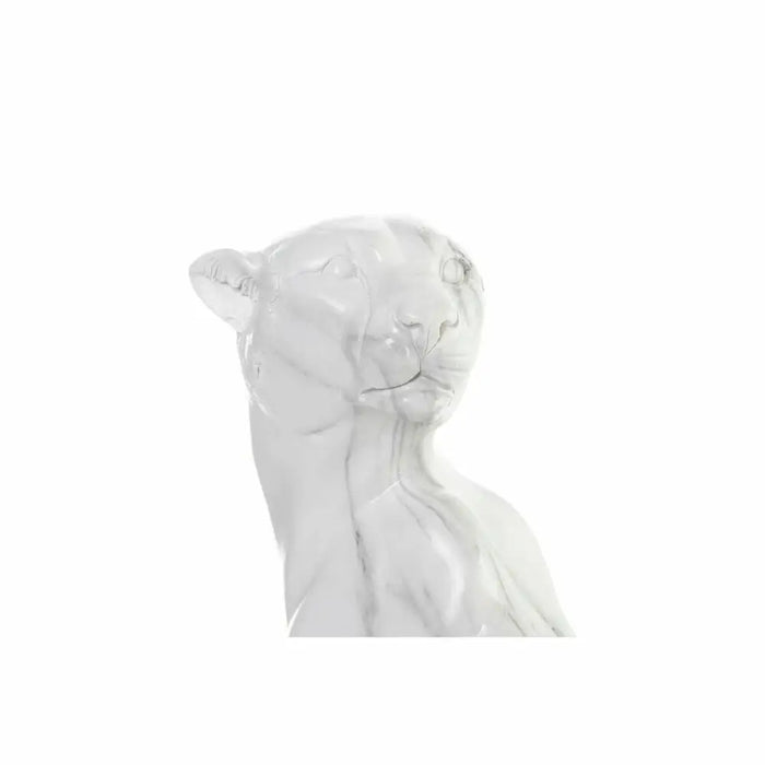 Decorative Figure DKD Home Decor Grey White Leopard Resin Marble (25 x 18 x 41 cm) - Декорация и Осветление<<<Дом