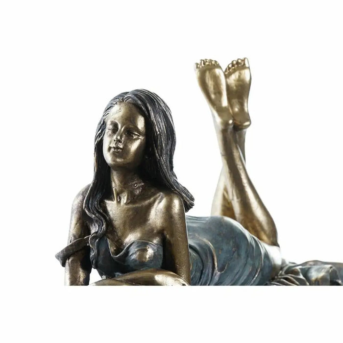 Decorative Figure DKD Home Decor Lady Copper Resin (30,5 x 15,5 x 28,5 cm) - Декорация и Осветление<<<Дом