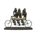 Decorative Figure DKD Home Decor Monkey Tricycle Black Golden Metal Resin Colonial (40 x 9 x 31 cm) - Декорация и
