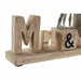 Decorative Figure DKD Home Decor Mr & Mrs Silver Aluminium (51 x 7,5 x 28 cm) - Декорация и Осветление<<<Дом