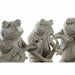 Decorative Figure DKD Home Decor Music 23 x 19,5 x 22,5 cm Brown Frog (3 Units) - Декорация и Осветление<<<Дом