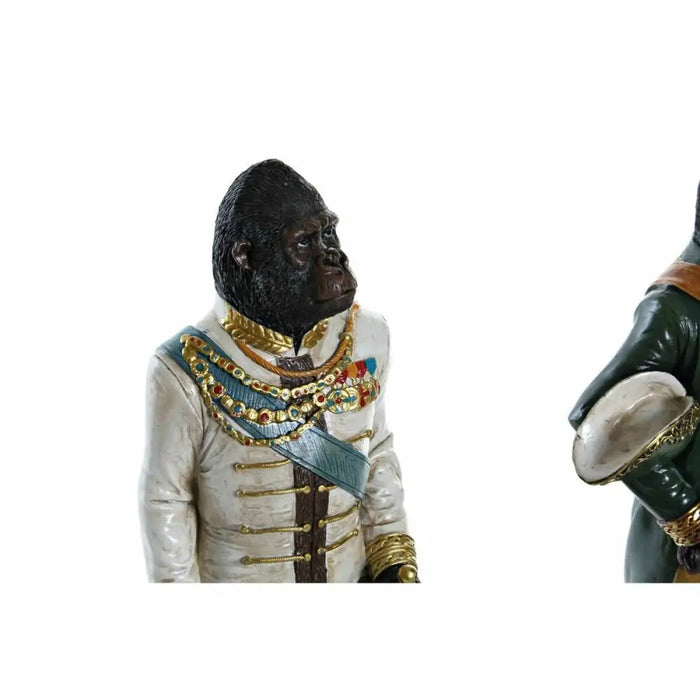 Decorative Figure DKD Home Decor Resin Gorilla (15.5 x 13.5 x 40.5 cm) (2 pcs) - Декорация и Осветление<<<Дом
