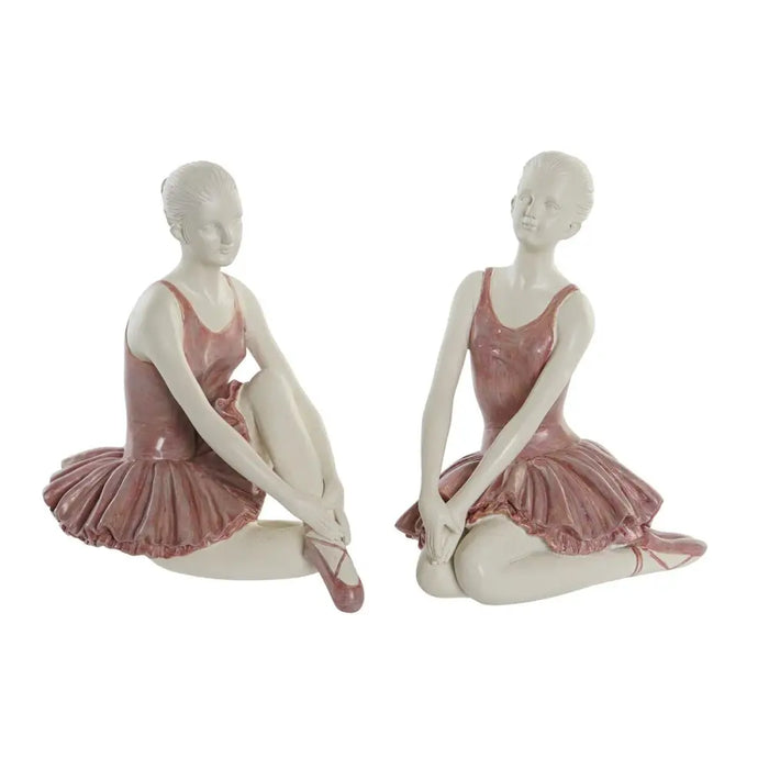 Decorative Figure DKD Home Decor Romantic Ballet Dancer 16 x 11 x 17 cm (2 Units) - Декорация и Осветление<<<Дом