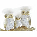 Decorative Figure DKD Home Decor Trunk 24 x 9 x 26 cm Owls Black Golden White - Декорация и Осветление<<<Дом