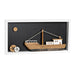 Decorative Figure DKD Home Decor White Brown Barco 40 x 3,5 x 20 cm - Декорация и Осветление<<<Дом