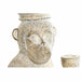 Decorative Figure DKD Home Decor White Monkey Tropical Stripped 16 x 15 x 30 cm - Декорация и Осветление<<<Дом