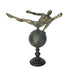 Decorative Figure DKD Home Decor World Golden Resin Gymnast Modern (29 x 16 x 33 cm) - Декорация и Осветление<<<Дом