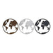 Decorative Figure DKD Home Decor World Map Black Copper White 40 x 1 x 40 cm (3 Pieces) - Декорация и Осветление<<<Дом