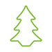 Decorative Figure EDM 72128 Flexiled Green Fir 45 x 3 x 62 cm - Декорация и Осветление<<<Дом Градина<<<BigBuy&&&Коледни