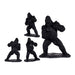Decorative Figure Gift Decor Black Gorilla 25,5 x 56,5 x 43,5 cm - Декорация и Осветление<<<Дом