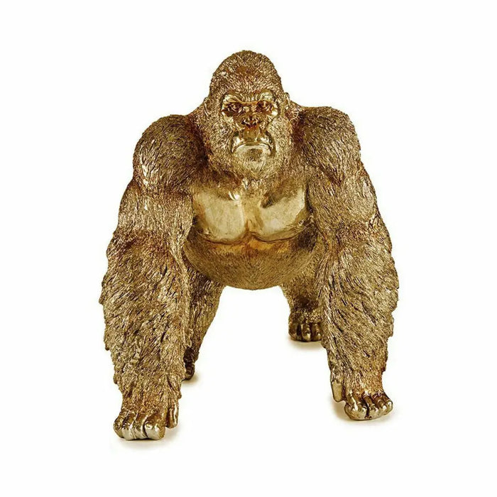 Decorative Figure Gift Decor Golden Gorilla 20 x 27,5 x 34 cm (2 Units) - Декорация и Осветление<<<Дом