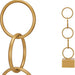 Decorative Figure Gift Decor Golden Rings 12,5 x 60,5 x 12,5 cm - Декорация и Осветление<<<Дом Градина<<<BigBuy&&&Други