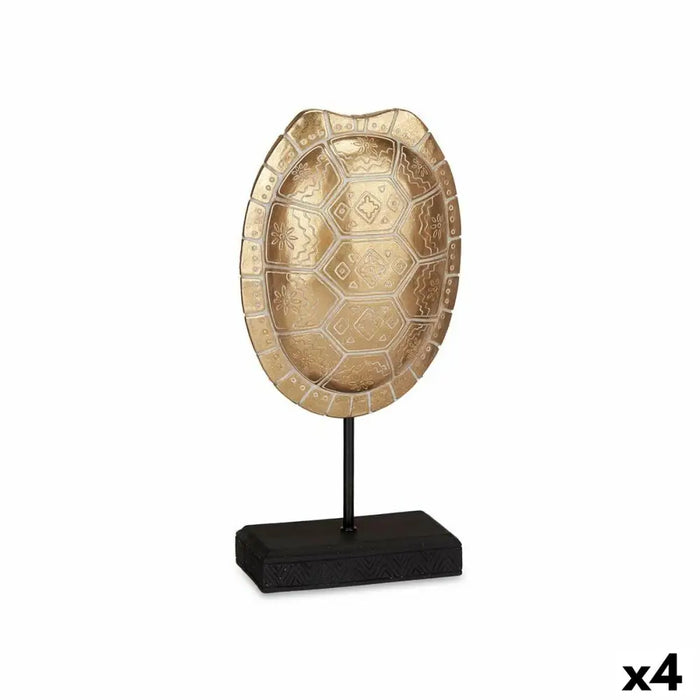 Decorative Figure Gift Decor Golden Tortoise 17,5 x 36 x 10,5 cm (4 Units) - Декорация и Осветление<<<Дом