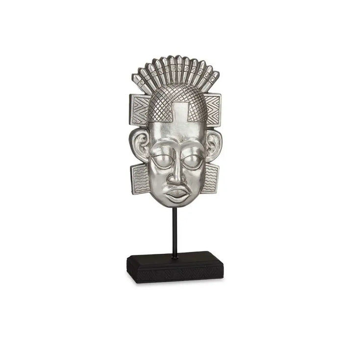 Decorative Figure Gift Decor Silver Indian Man 17,5 x 36 x 10,5 cm (4 Units) - Декорация и Осветление<<<Дом