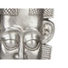 Decorative Figure Gift Decor Silver Indian Man 17,5 x 36 x 10,5 cm (4 Units) - Декорация и Осветление<<<Дом